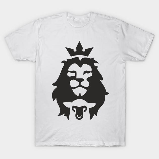 The Lion King & The Lamb - Lion Face - Lion of Judah - Christian T-Shirt by diystore